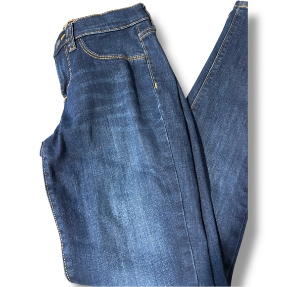 Banana Republic Dark Blue Low Waisted Straight Leg Skinny Jeans - Picture 12 of 12